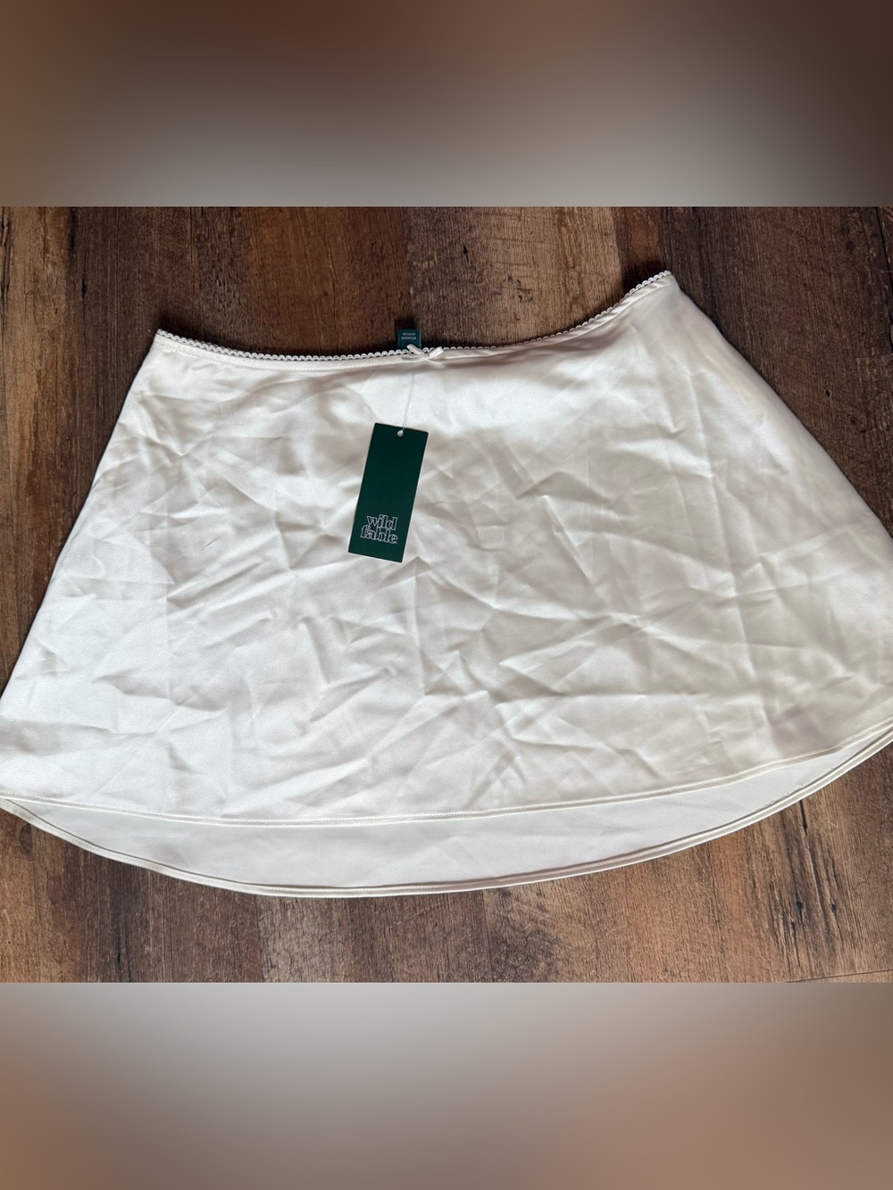 wild fable Cream A-Line Slip Skirt